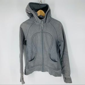 Lululemon sparkle heather grey scuba hoodie